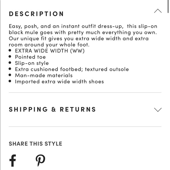 Nwt Torrid wide width Black Woven Mules slides - Picture 5 of 5